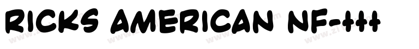 ricks american nf字体转换